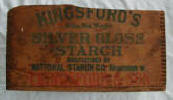 Kingsford's Starch Wood Box - Click for more photos
