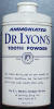 Dr. Lyons Tooth Powder - Click for more photos