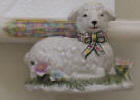 Lamb Figurine & Candle - Click for more photos
