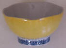 Yellow & Blue Bowl - Click for more photos