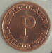 Philadelphia Uncirculated Set Copper Treasury Token - Click for more photos