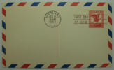 6 Cent Air Mail Postal Card - Click for more photos