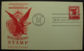 6 Cent Air Mail Postal Card Stamp - Click for more photos