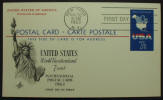 7 Cent International Postal Card - 1963 - Click for more photos