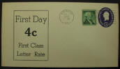4 Cent First Class Letter Rate - Click for more photos