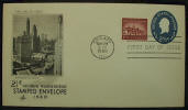 2 1/2 Cent George Washington Stamped Envelope - 1960 - Click for more photos
