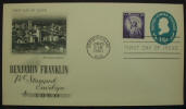 Benjamin Franklin 1 1/4 Cent Stamped Envelope - 1960 - Click for more photos